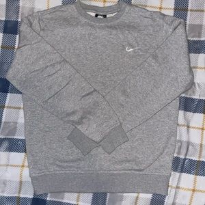 Insulated Light Gray Nike Crewneck